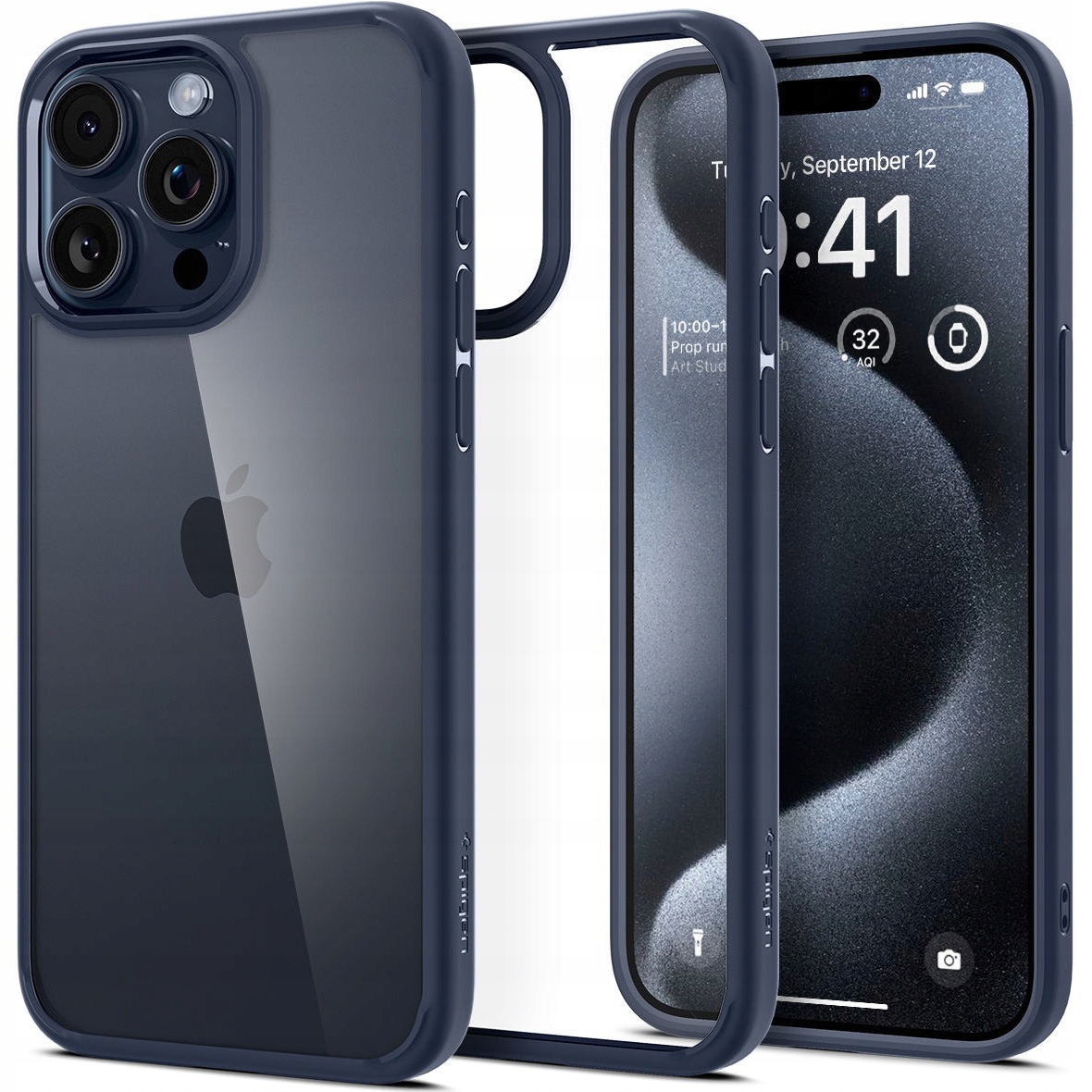 Chrbát Spigen Ultra Hybrid pre iPhone 15 Pro, bezfarebný
